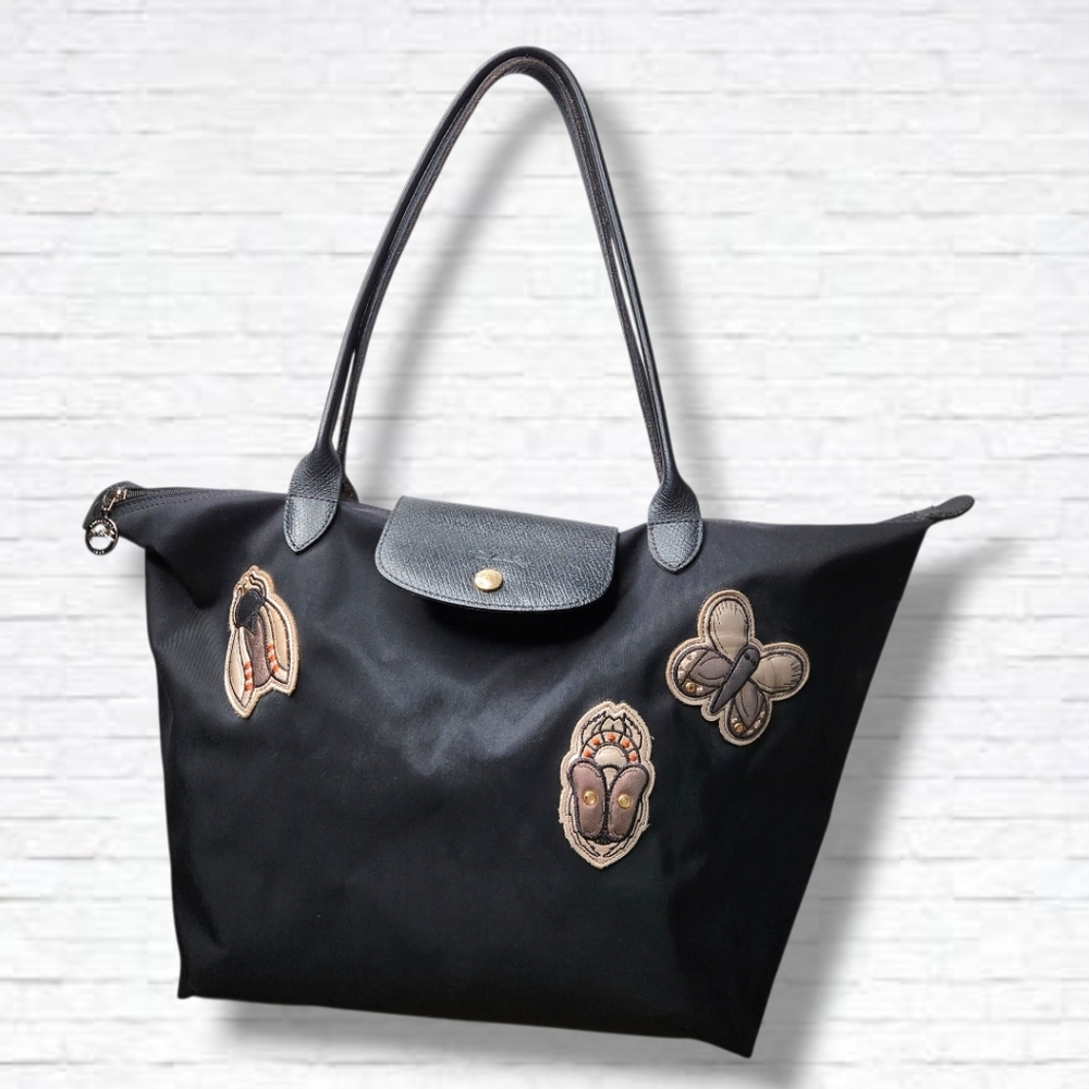 Longchamp Limited Edition Insect Series Le Pliage Shoulder Bag